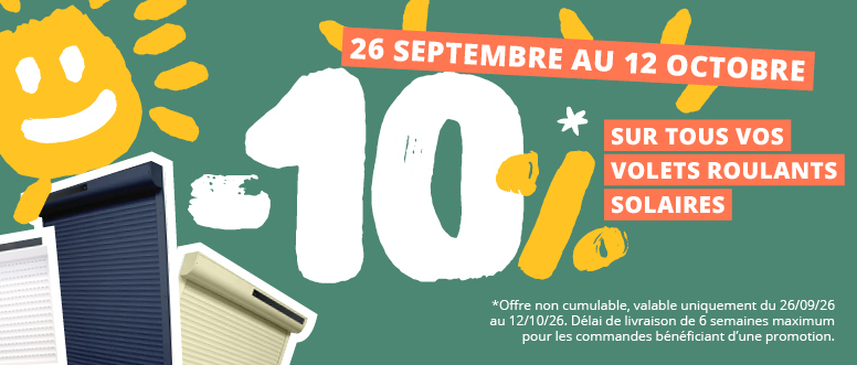 promotion store-volet
